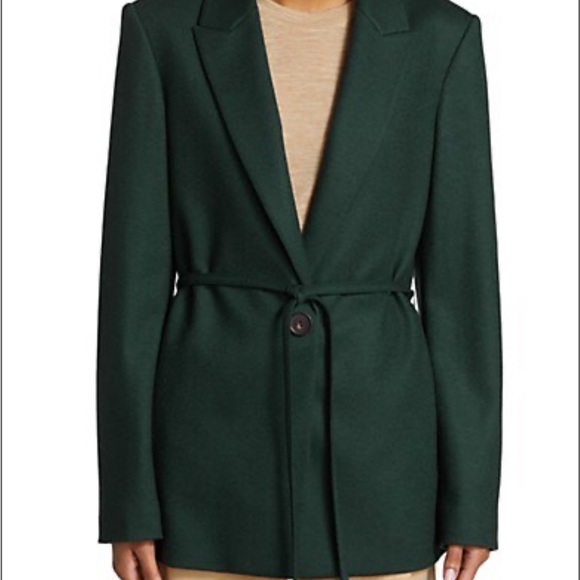 NWT Vince Belted Blazer in Colour Azure Onyx size 10 - Picture 6 of 13